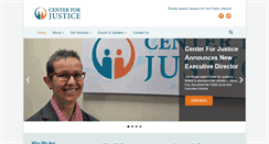 Desktop Screenshot of centerforjustice.org