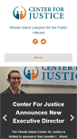 Mobile Screenshot of centerforjustice.org